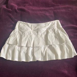Lululemon white golf skirt